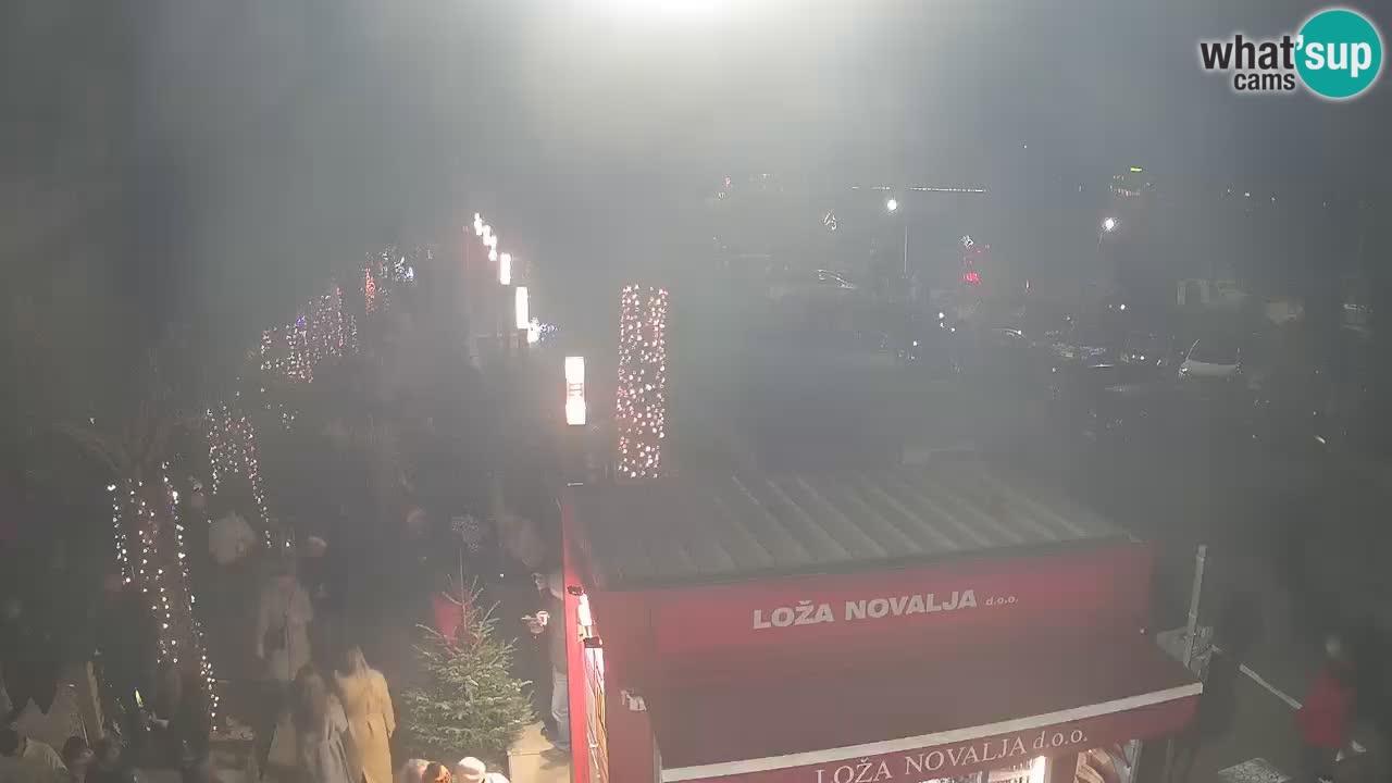 Live cam Novalja – Obala Petra Krešimira IV