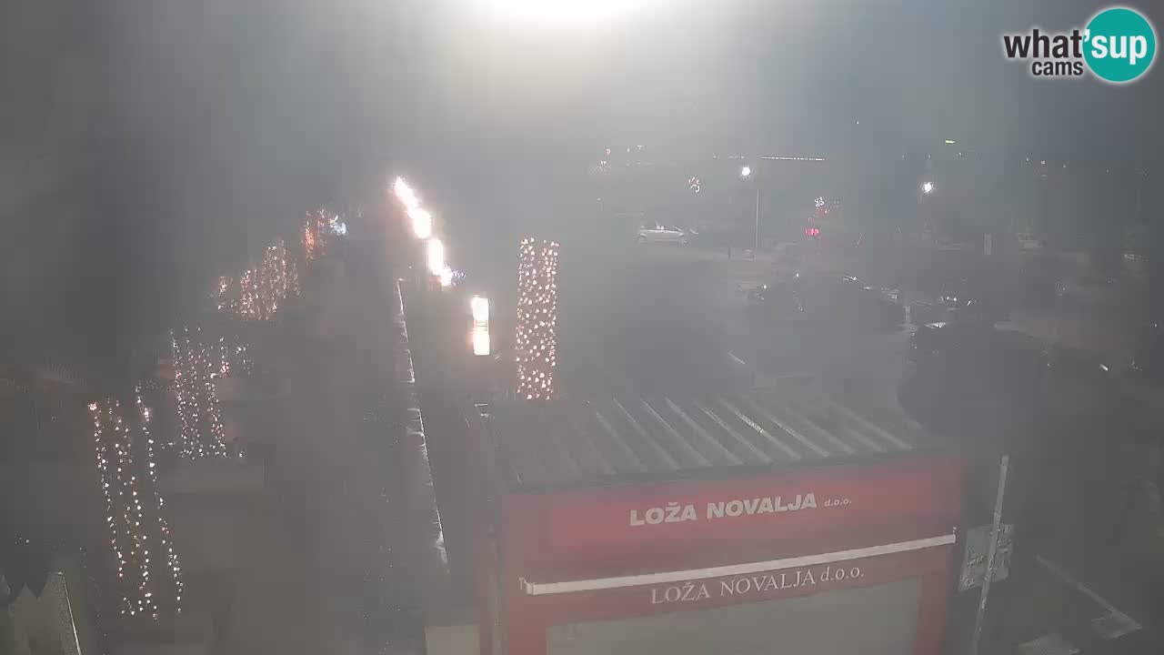 Live cam Novalja – Obala Petra Krešimira IV