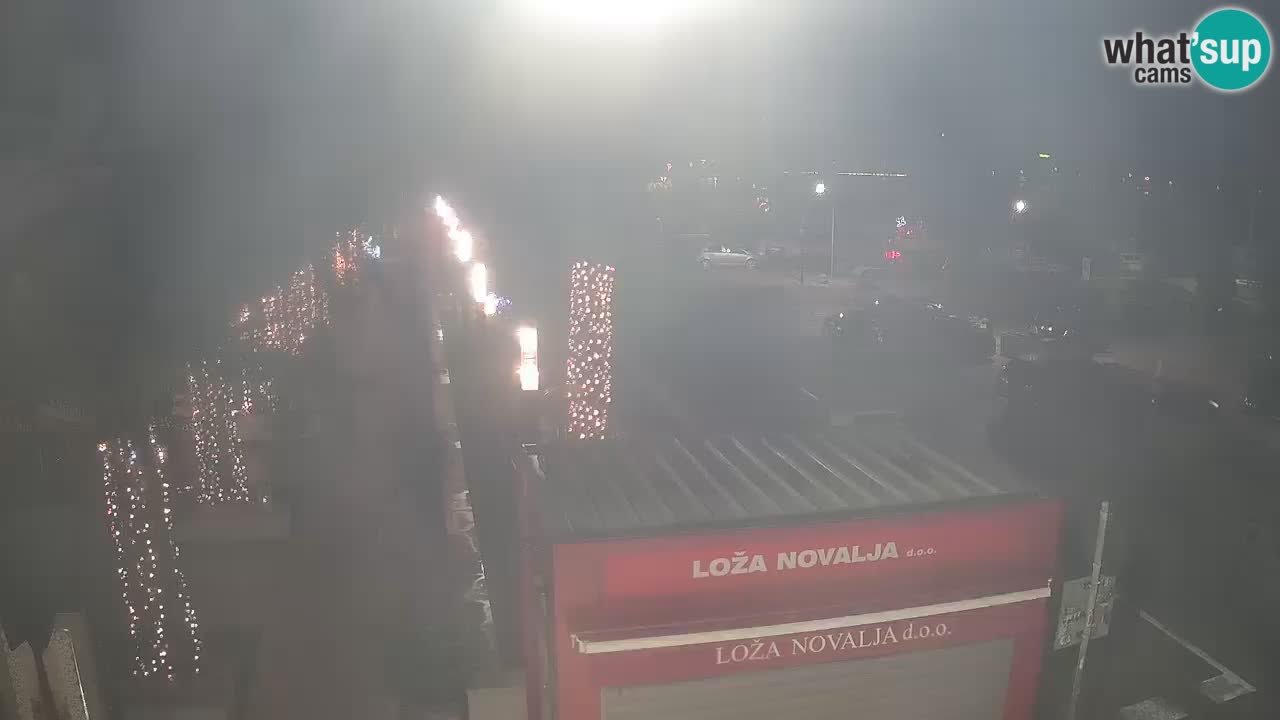 Live cam Novalja – Obala Petra Krešimira IV