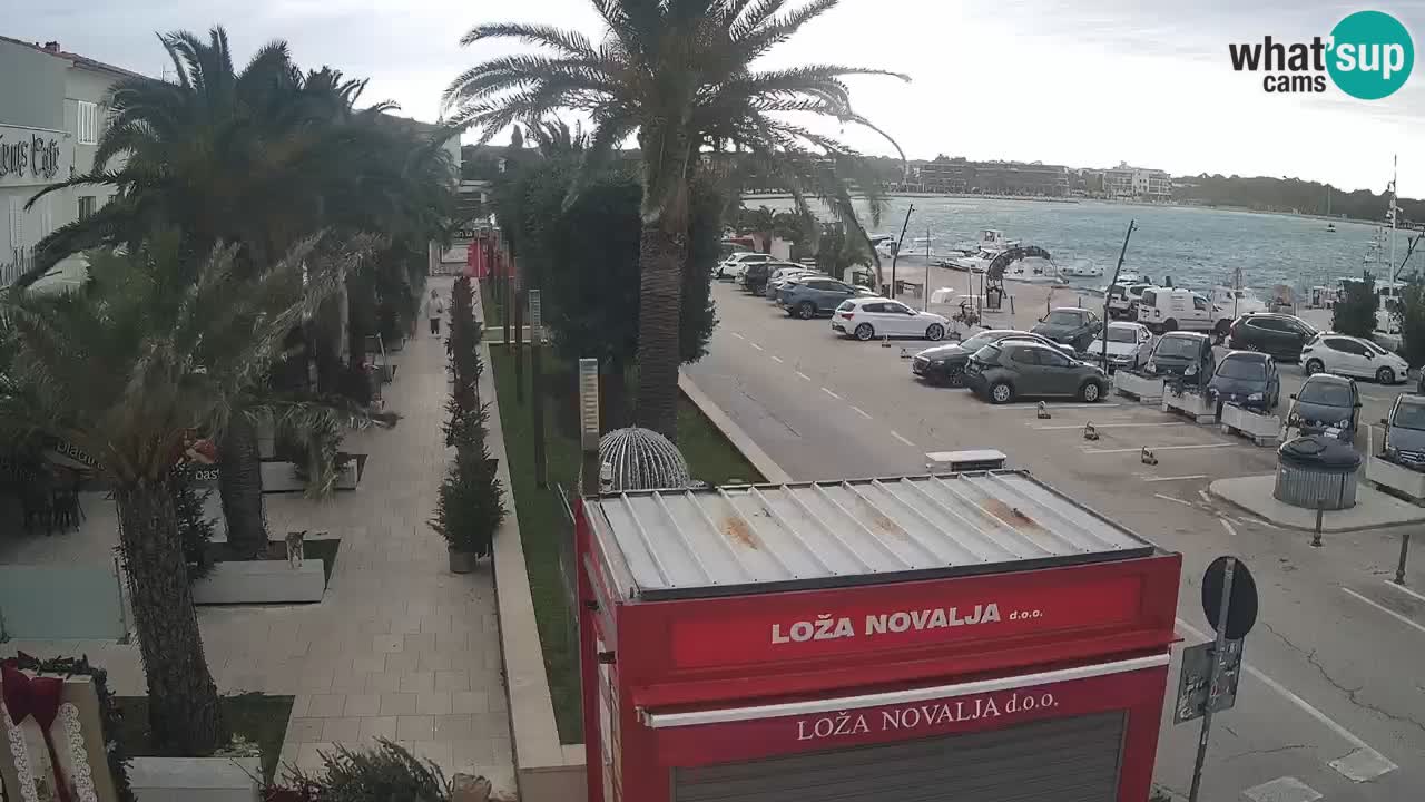 Webcam Novalja – Obala Petra Krešimira IV