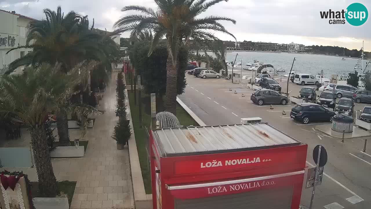 Webcam Novalja – Obala Petra Krešimira IV