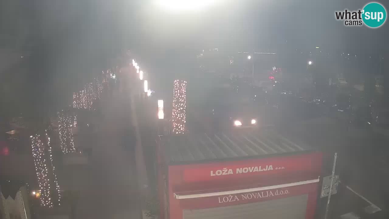 Webcam Novalja – Obala Petra Krešimira IV