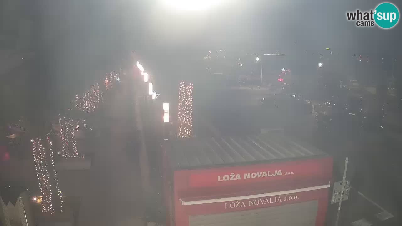 Webcam Novalja – Obala Petra Krešimira IV
