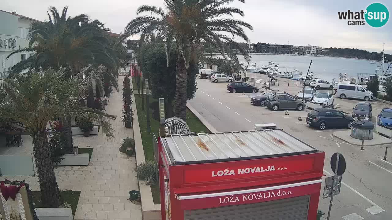 Live cam Novalja – Obala Petra Krešimira IV