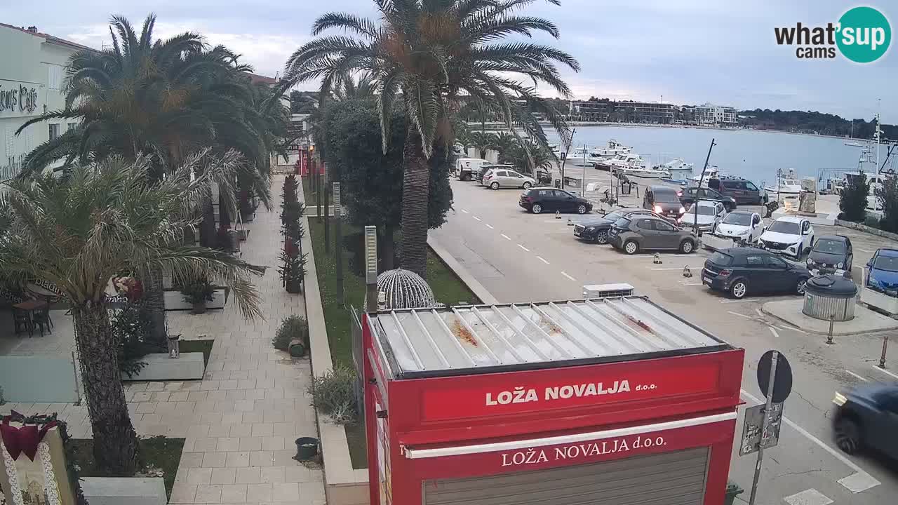 Live cam Novalja – Obala Petra Krešimira IV