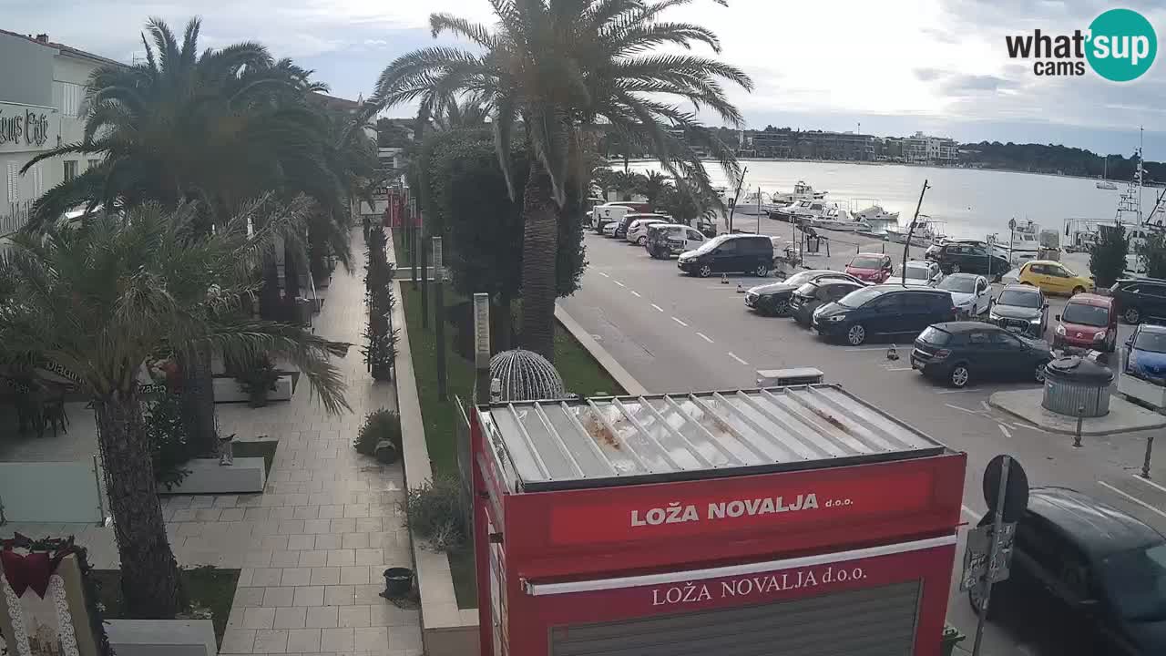Live cam Novalja – Obala Petra Krešimira IV
