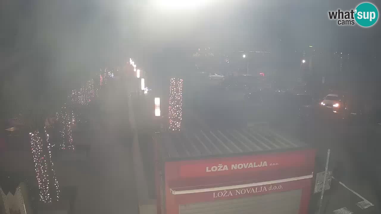 Live cam Novalja – Obala Petra Krešimira IV