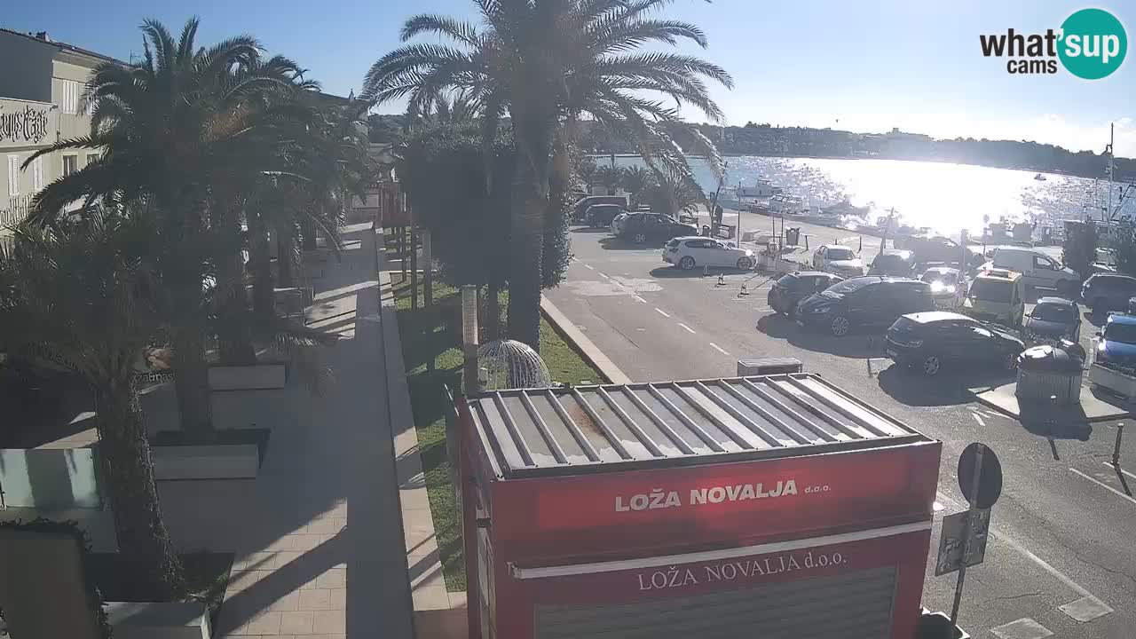 Webcam live Novalja – Obala Petra Krešimira IV