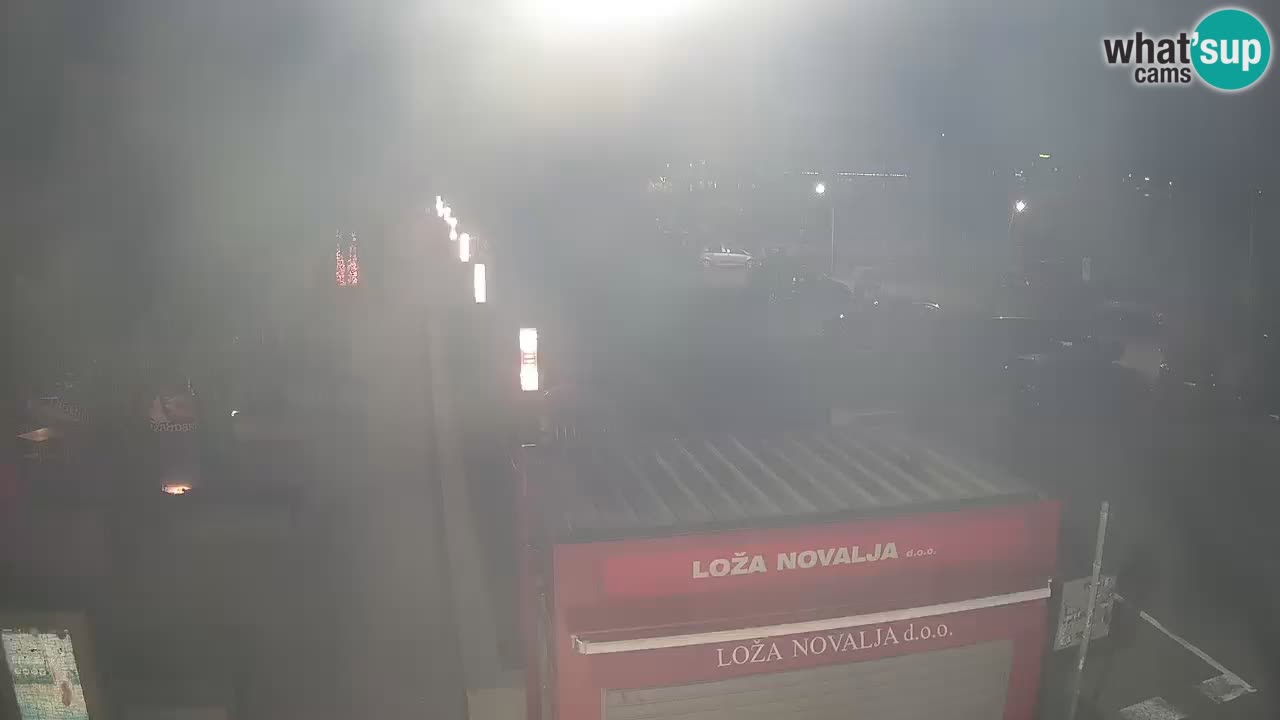 Webcam live Novalja – Obala Petra Krešimira IV