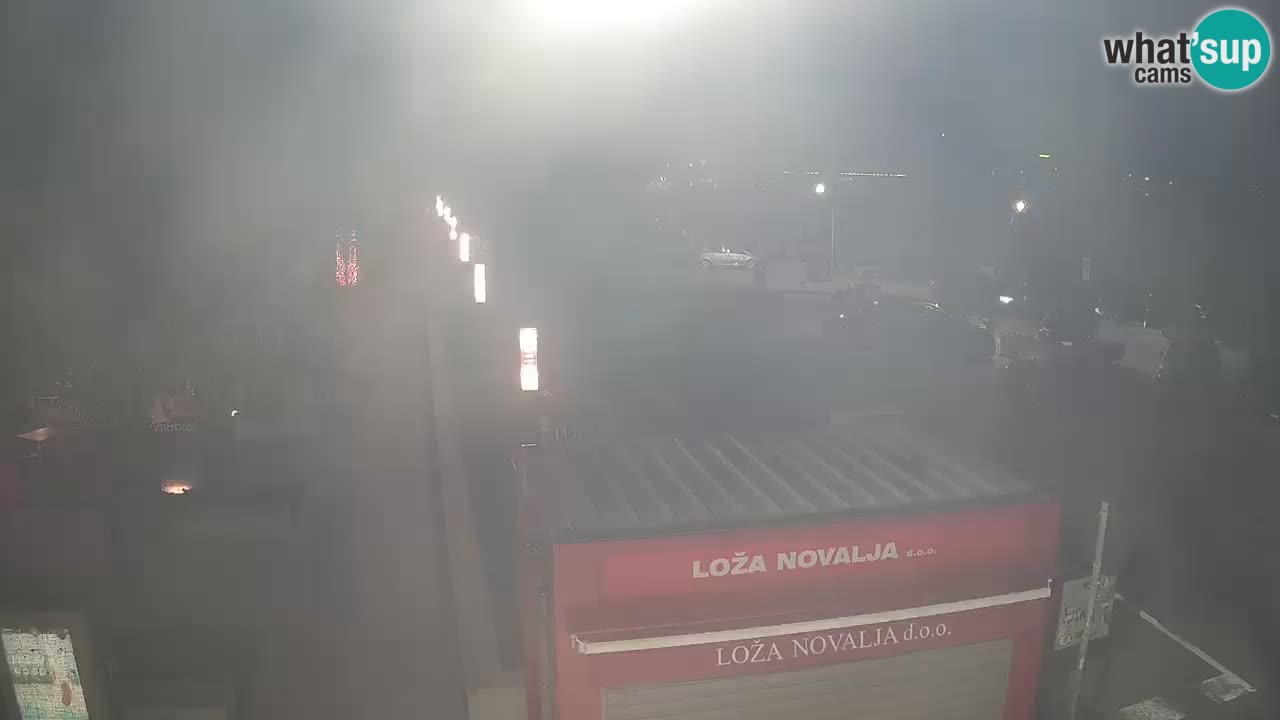 Webcam live Novalja – Obala Petra Krešimira IV