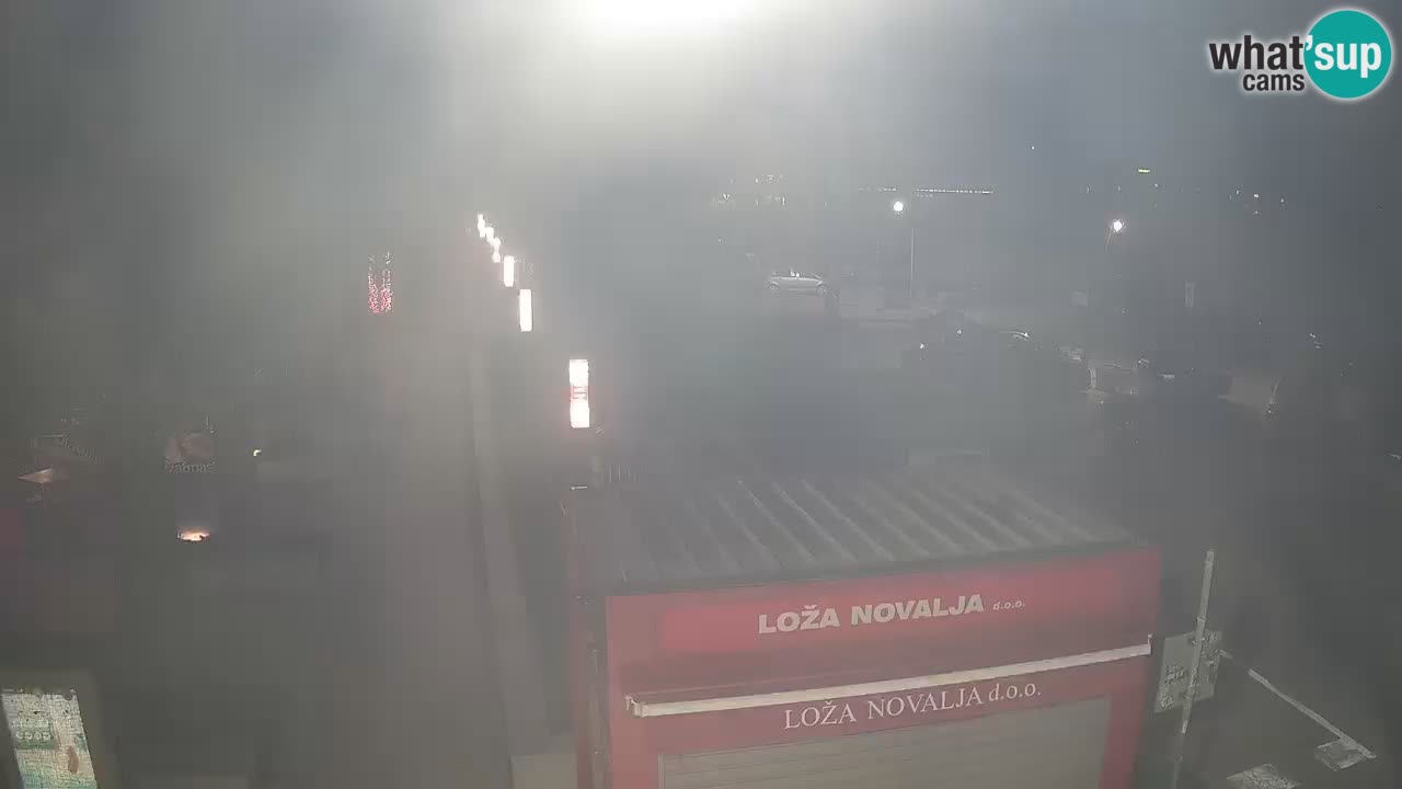 Camera en diecto Novalja – Obala Petra Krešimira IV