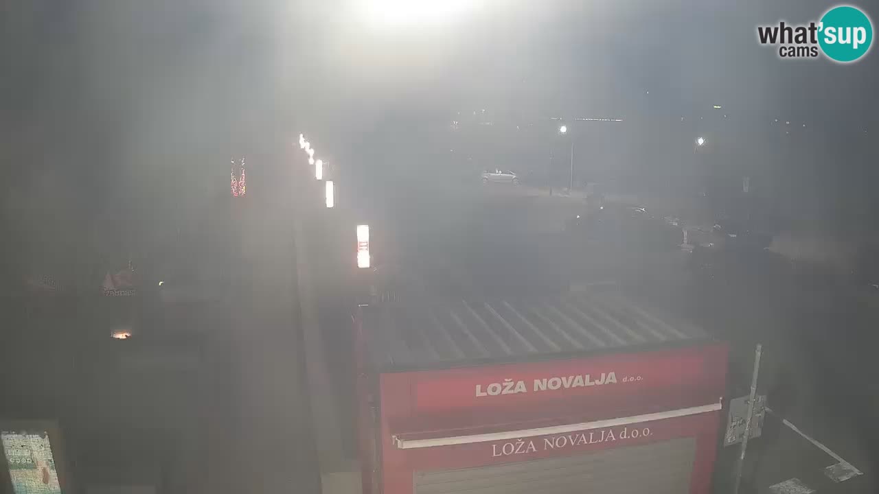 Live cam Novalja – Obala Petra Krešimira IV