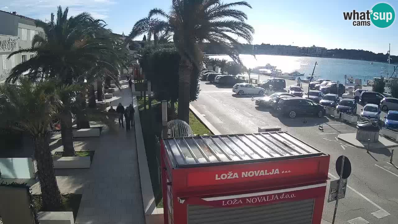 Webcam live Novalja – Obala Petra Krešimira IV