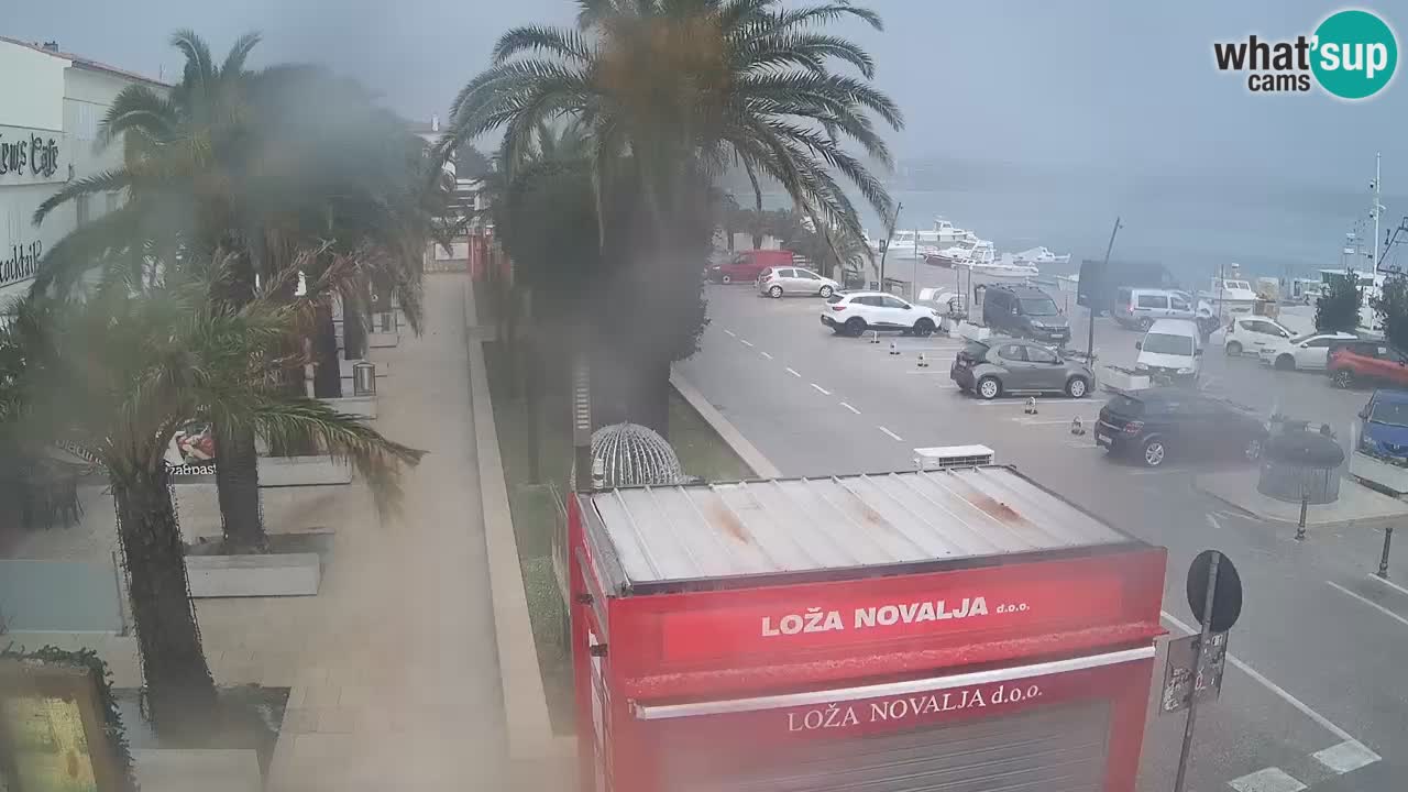 Live cam Novalja – Obala Petra Krešimira IV