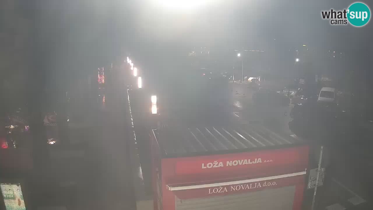 Live cam Novalja – Obala Petra Krešimira IV