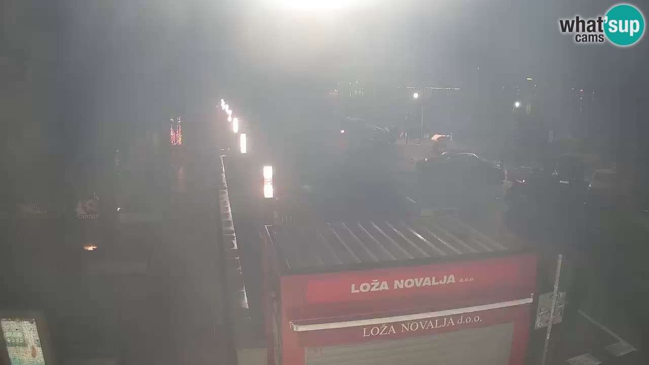 Live cam Novalja – Obala Petra Krešimira IV
