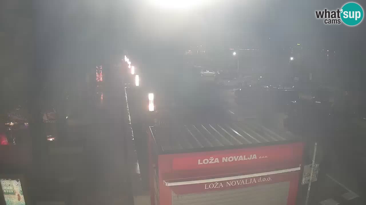 Webcam Novalja – Obala Petra Krešimira IV