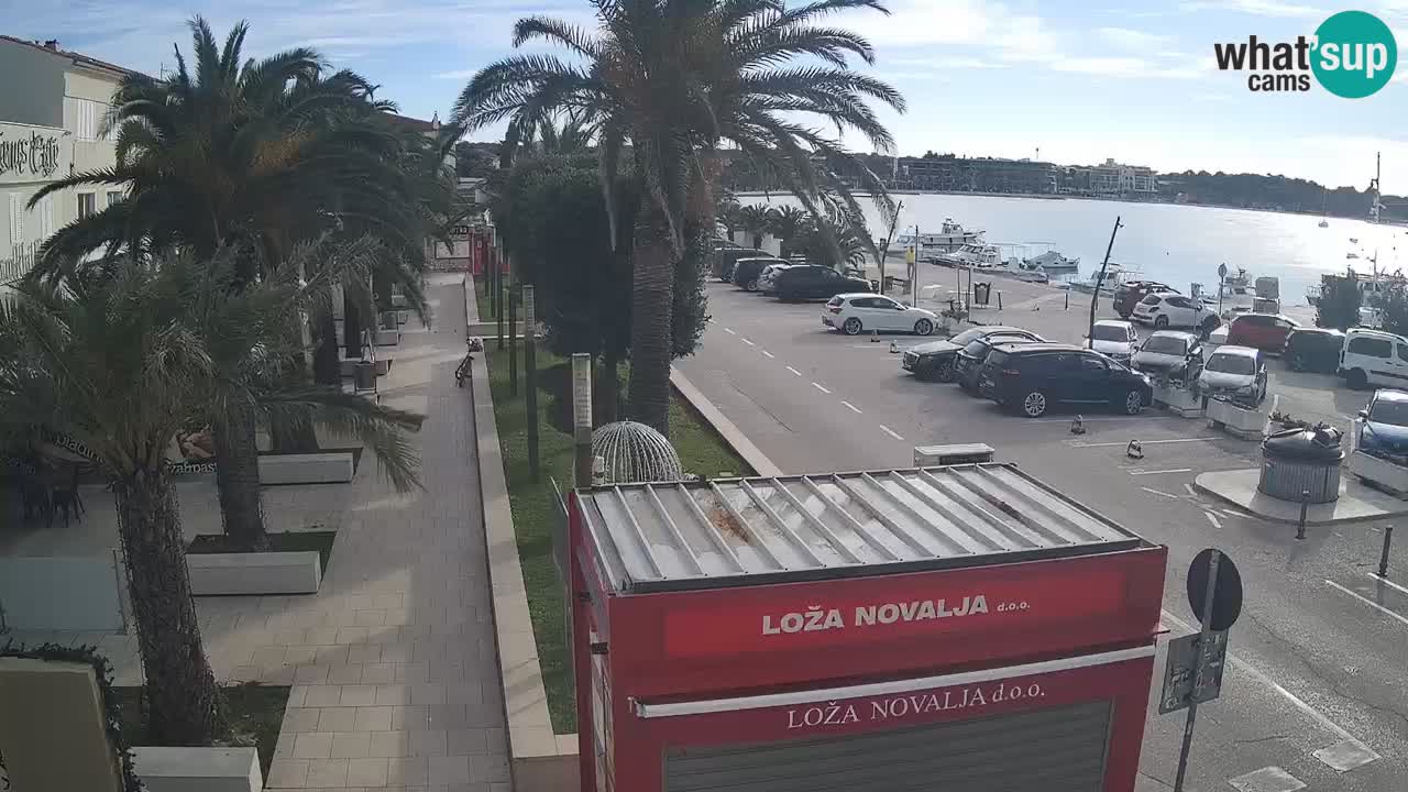 Live cam Novalja – Obala Petra Krešimira IV