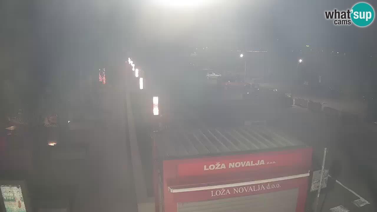 Camera en diecto Novalja – Obala Petra Krešimira IV