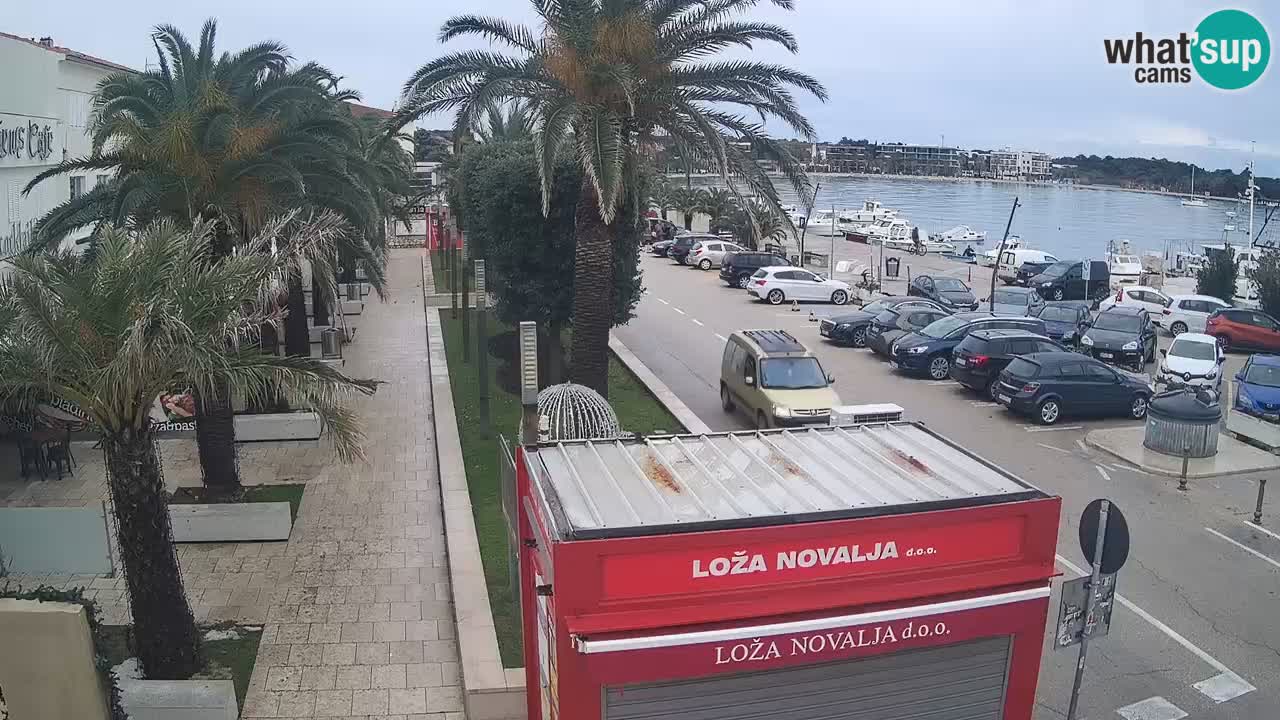 Live cam Novalja – Obala Petra Krešimira IV