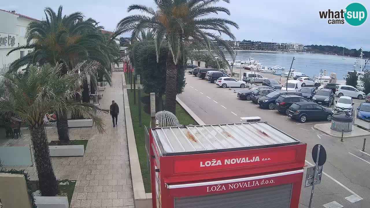 Live cam Novalja – Obala Petra Krešimira IV