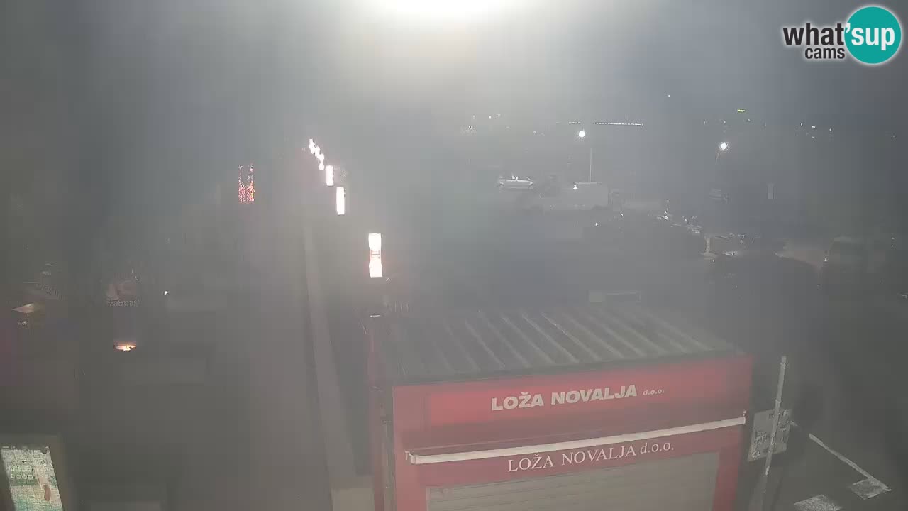 Live cam Novalja – Obala Petra Krešimira IV