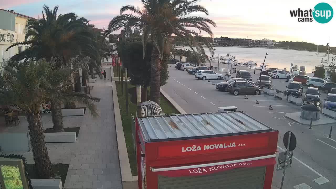 Live cam Novalja – Obala Petra Krešimira IV