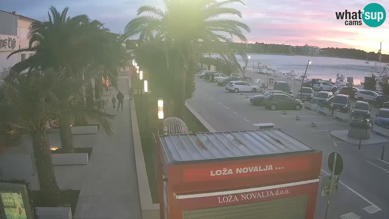 Camera en diecto Novalja – Obala Petra Krešimira IV