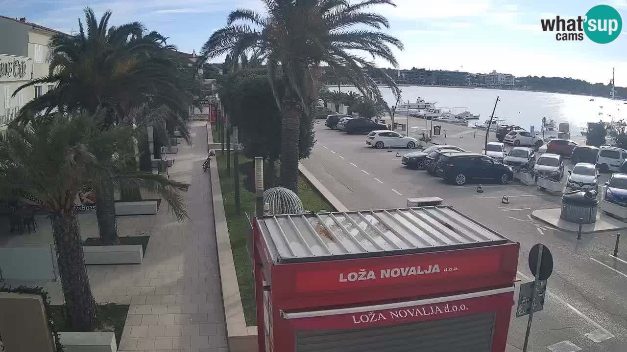 Live cam Novalja – Obala Petra Krešimira IV