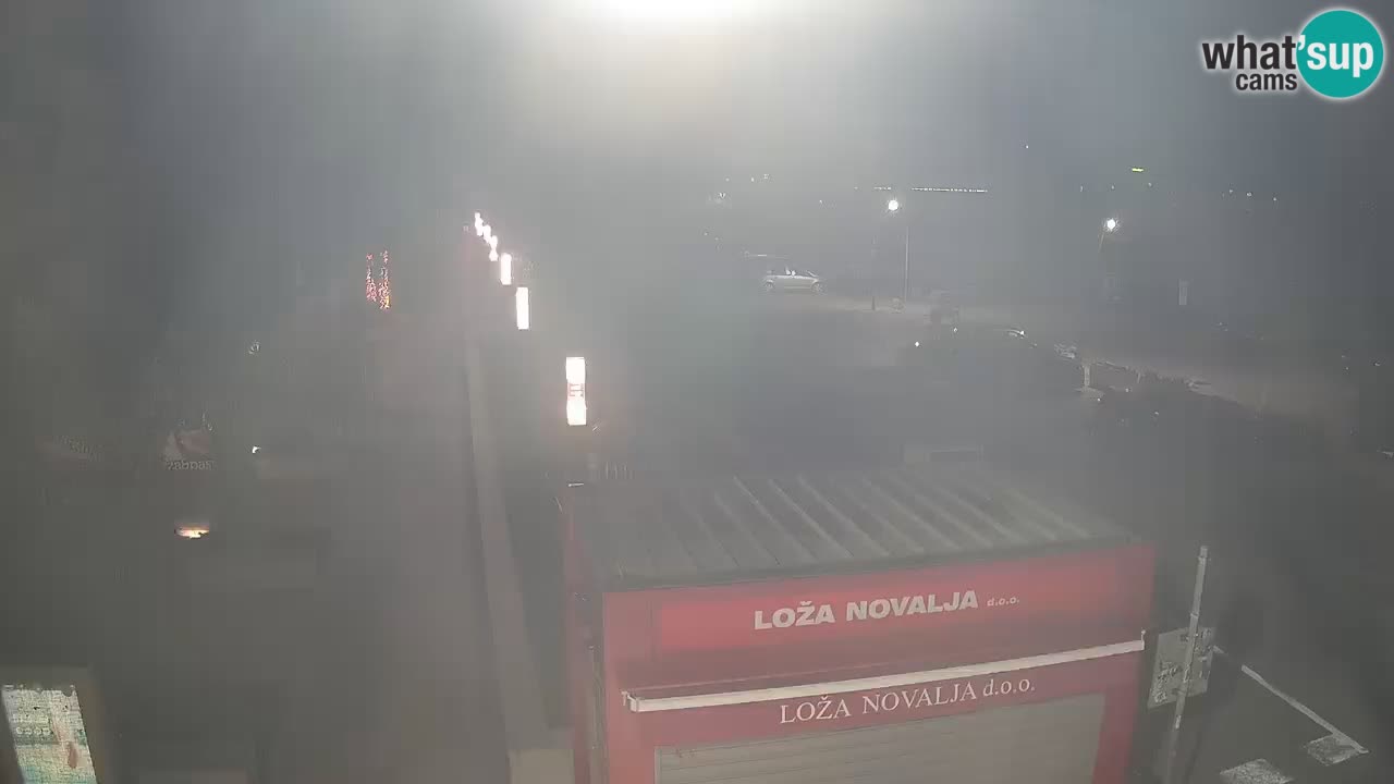 Live cam Novalja – Obala Petra Krešimira IV