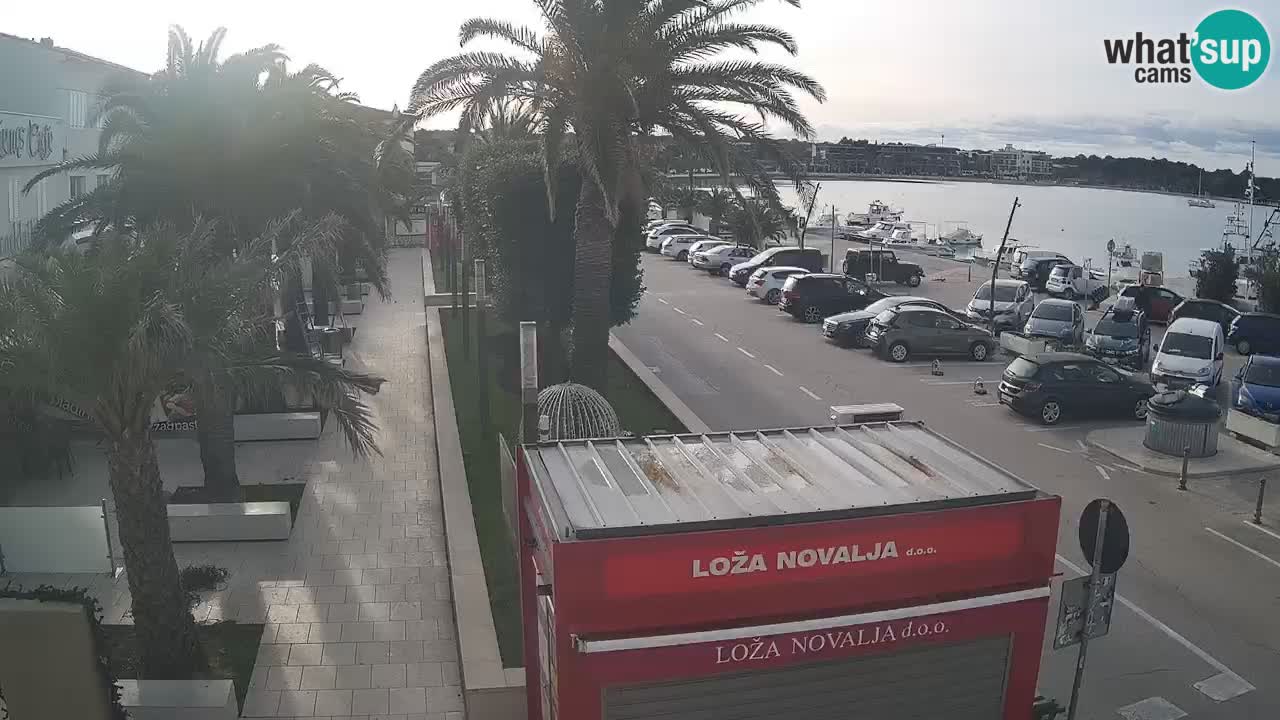 Web kamera Novalja – Obala Petra Krešimira IV