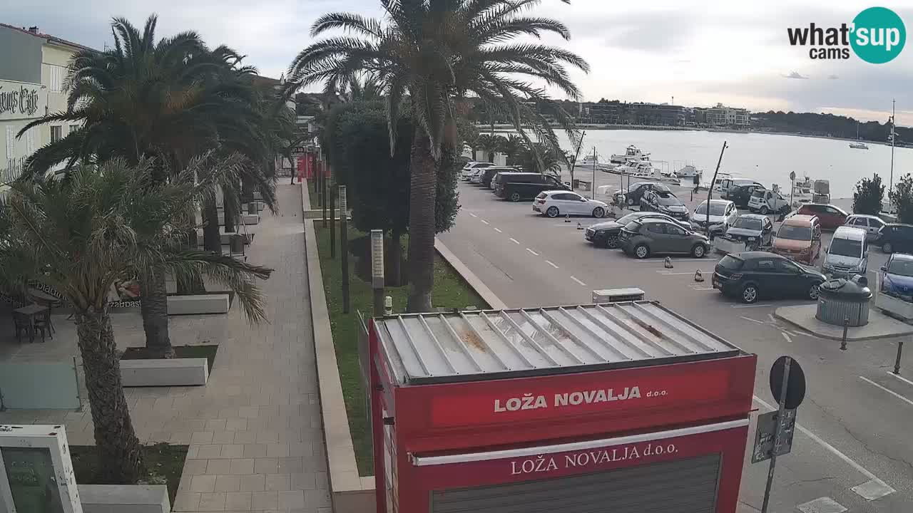 Camera en diecto Novalja – Obala Petra Krešimira IV