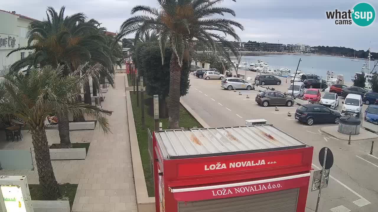 Live cam Novalja – Obala Petra Krešimira IV