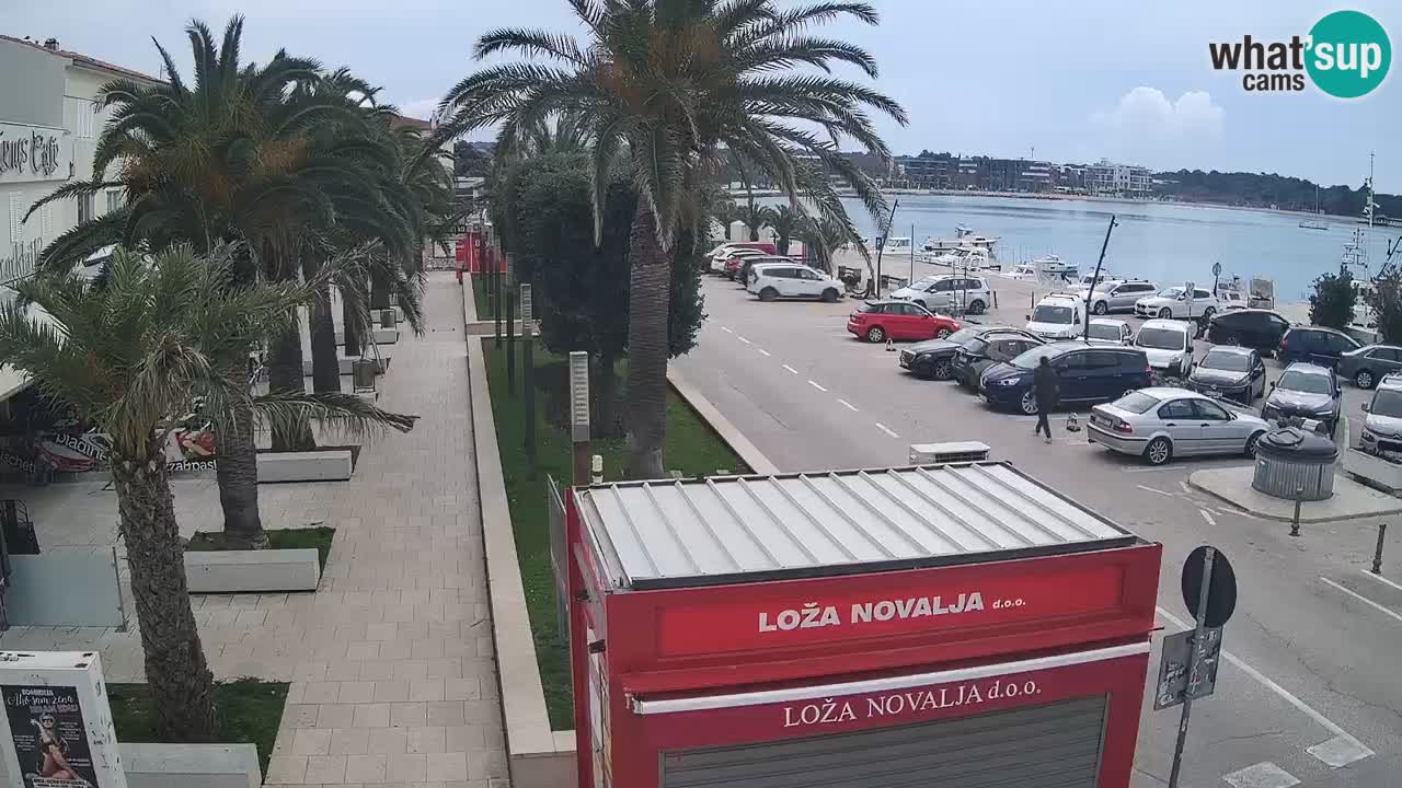 Live cam Novalja – Obala Petra Krešimira IV