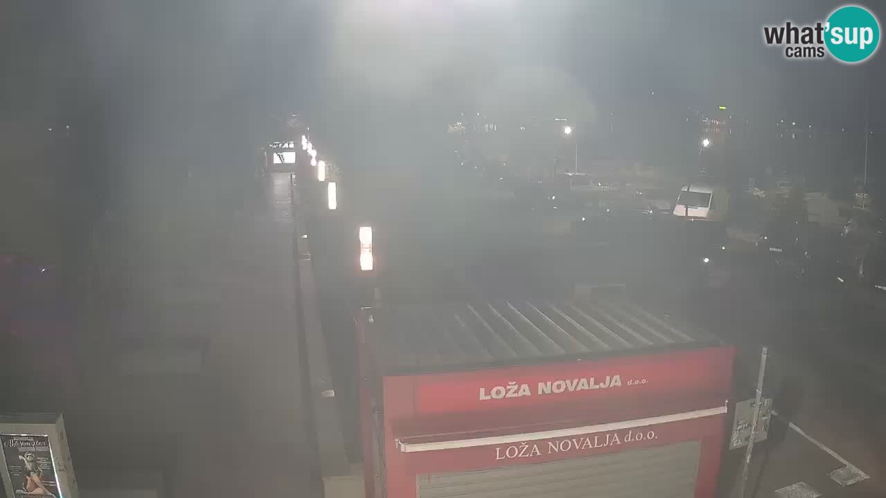 Live cam Novalja – Obala Petra Krešimira IV