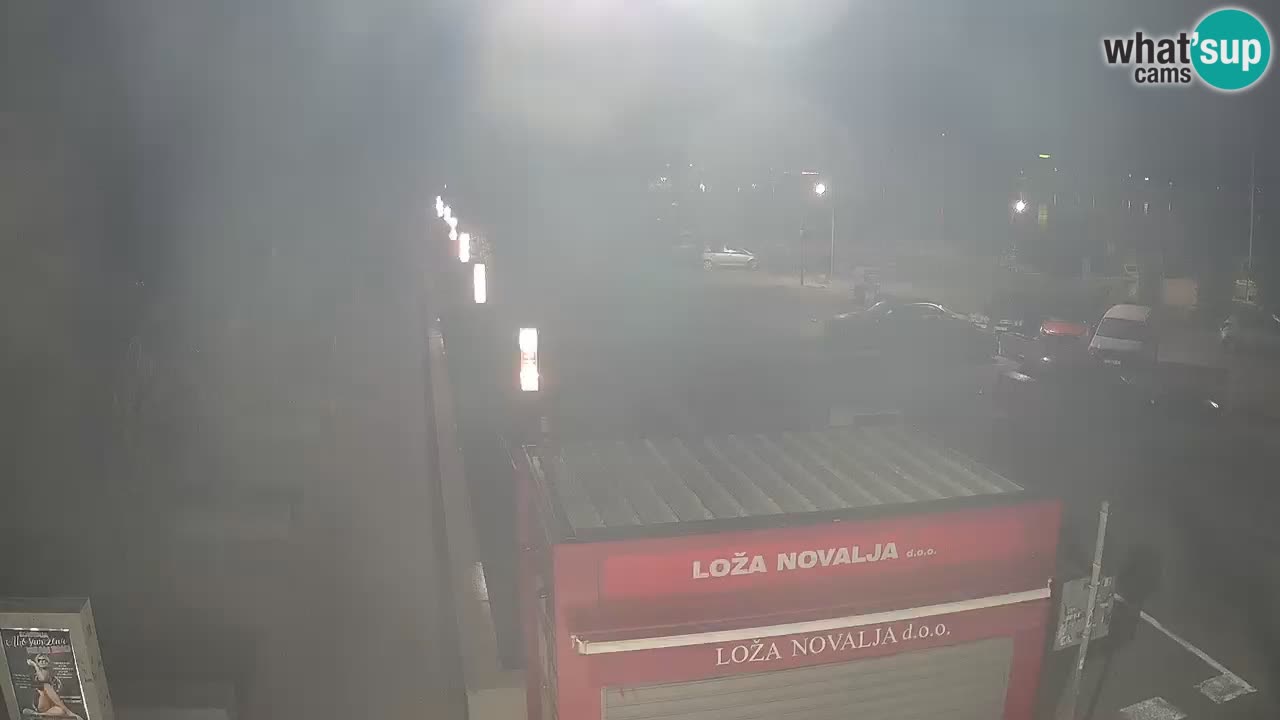 Webcam live Novalja – Obala Petra Krešimira IV