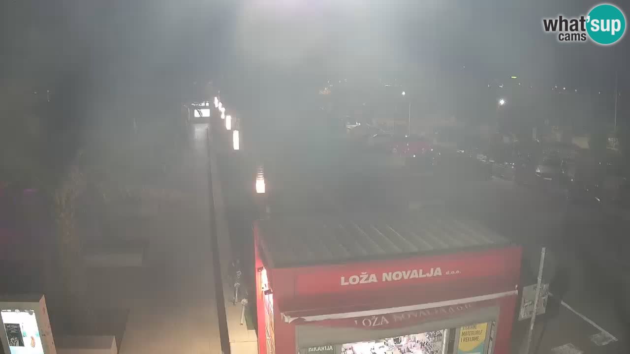 Live cam Novalja – Obala Petra Krešimira IV