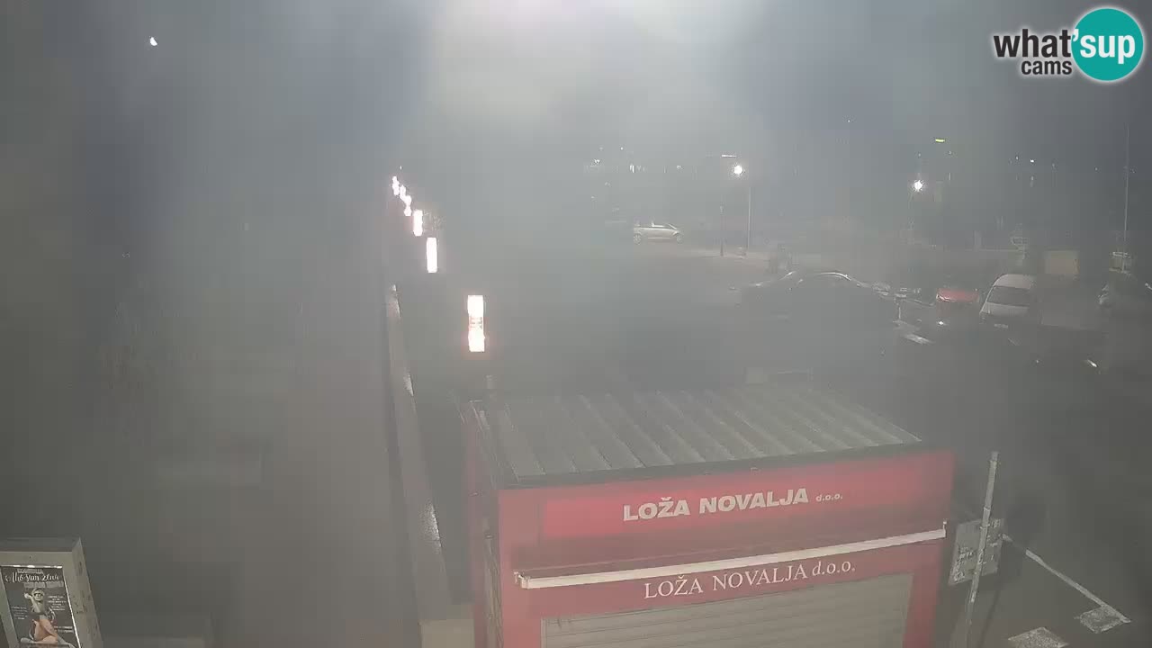 Live cam Novalja – Obala Petra Krešimira IV