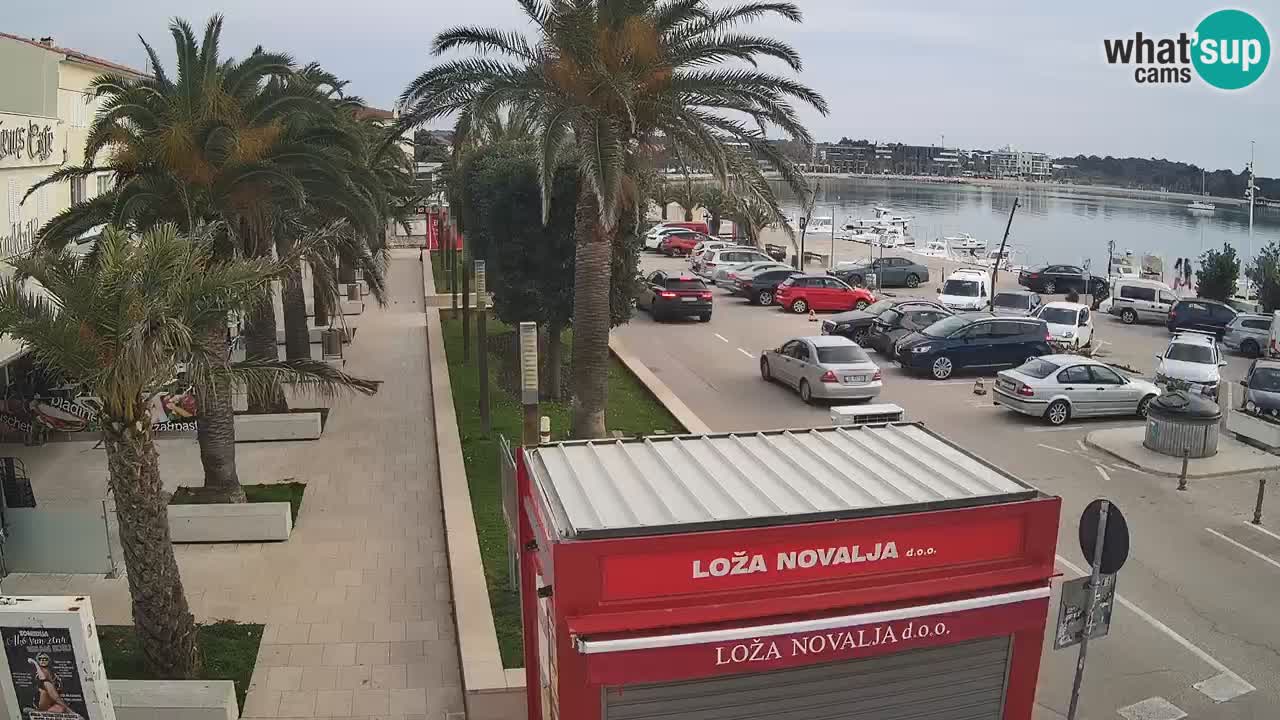 Webcam live Novalja – Obala Petra Krešimira IV