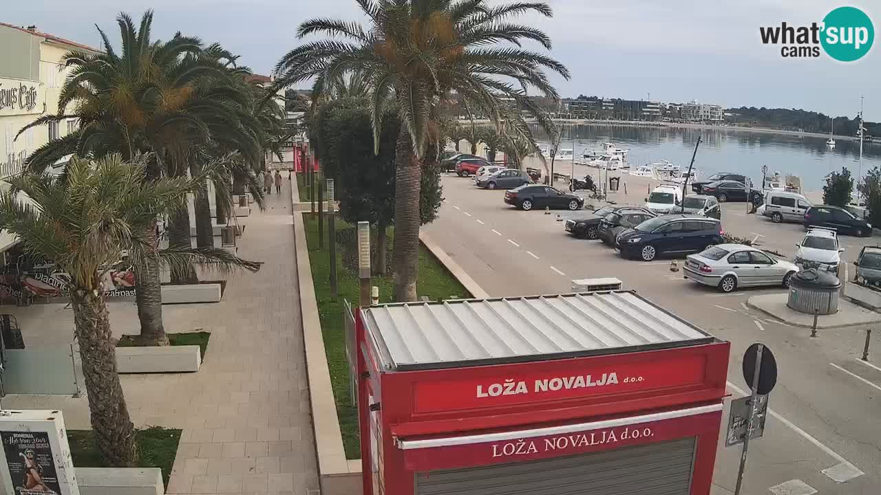 Webcam Novalja – Obala Petra Krešimira IV