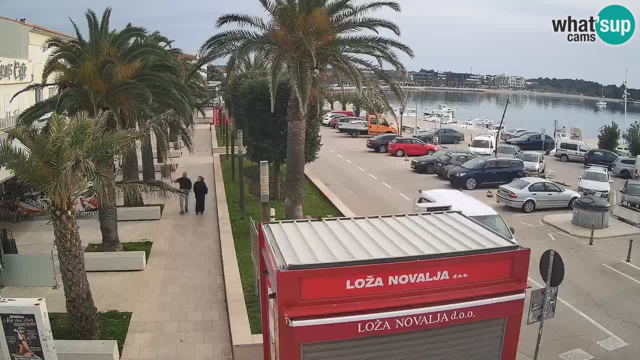 Live cam Novalja – Obala Petra Krešimira IV