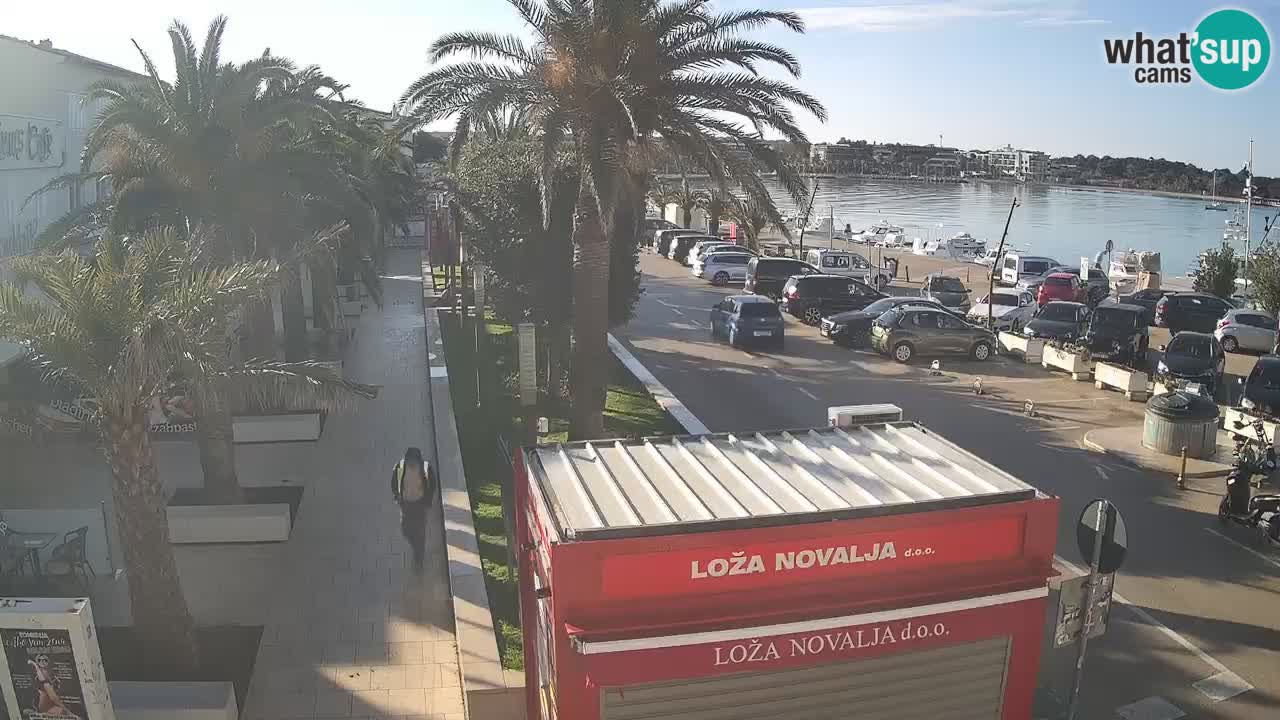 Live cam Novalja – Obala Petra Krešimira IV