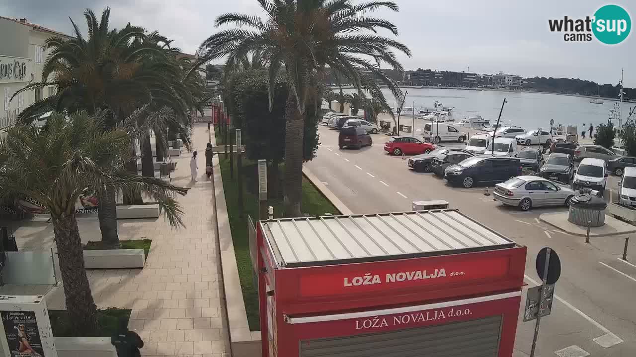 Web kamera Novalja – Obala Petra Krešimira IV