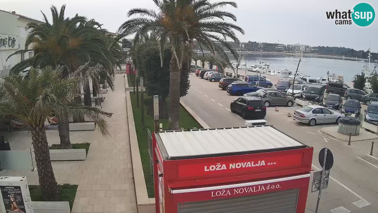 Webcam Novalja – Obala Petra Krešimira IV