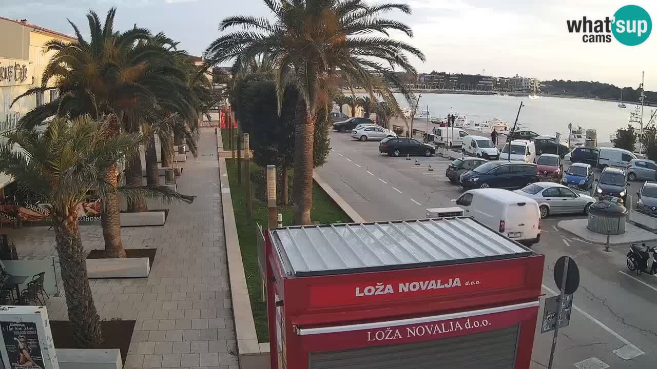 Webcam live Novalja – Obala Petra Krešimira IV