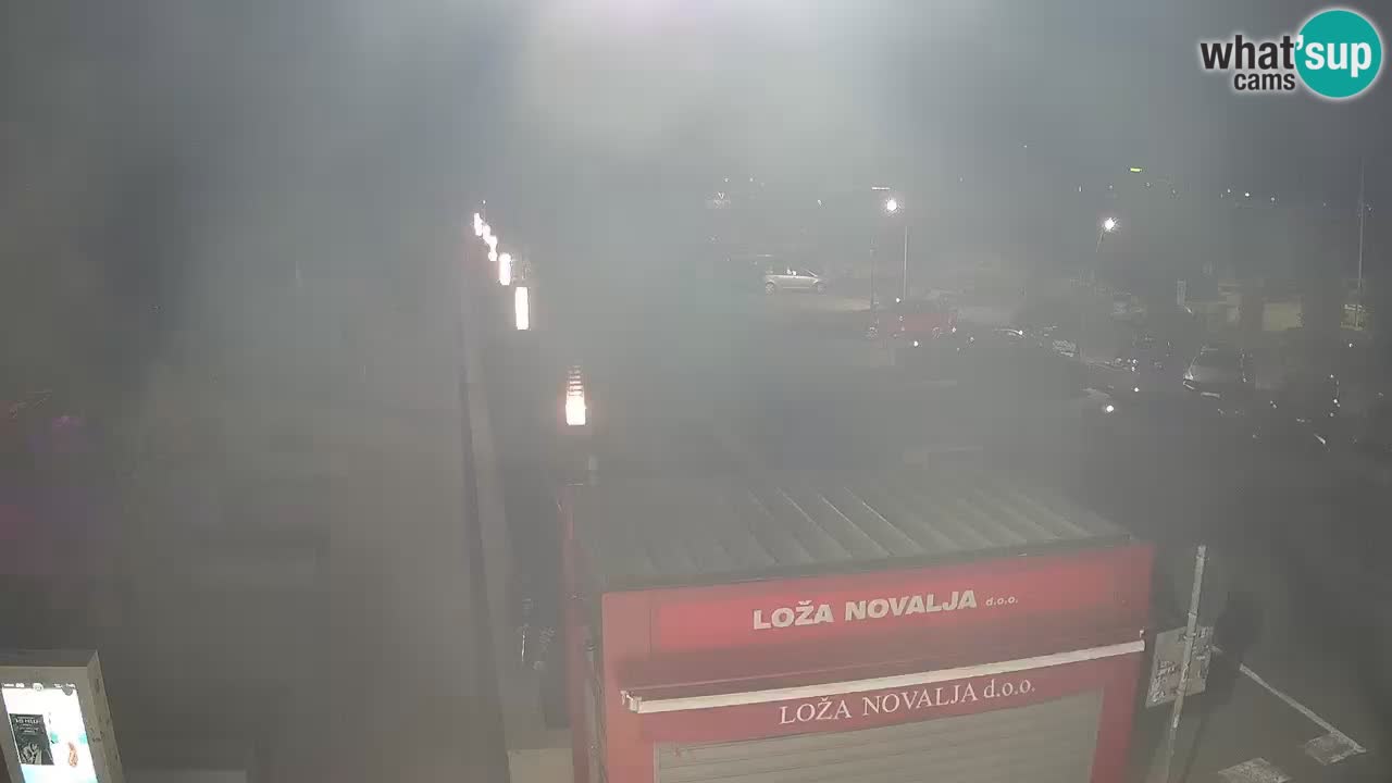 Live cam Novalja – Obala Petra Krešimira IV