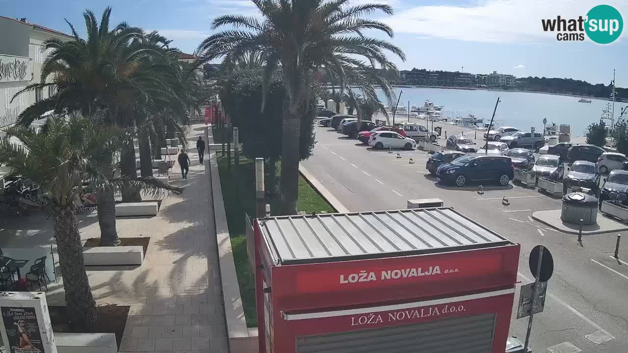 Live cam Novalja – Obala Petra Krešimira IV