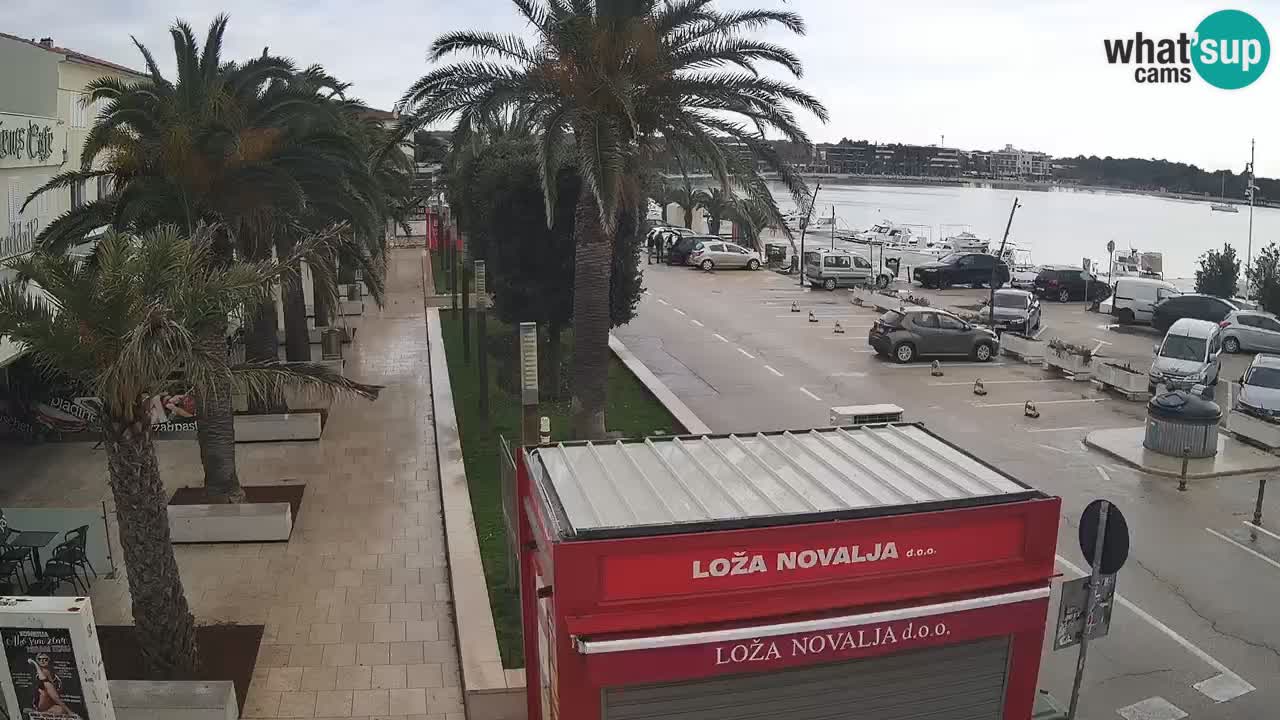 Live cam Novalja – Obala Petra Krešimira IV