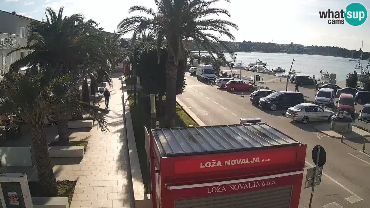 Live cam Novalja – Obala Petra Krešimira IV