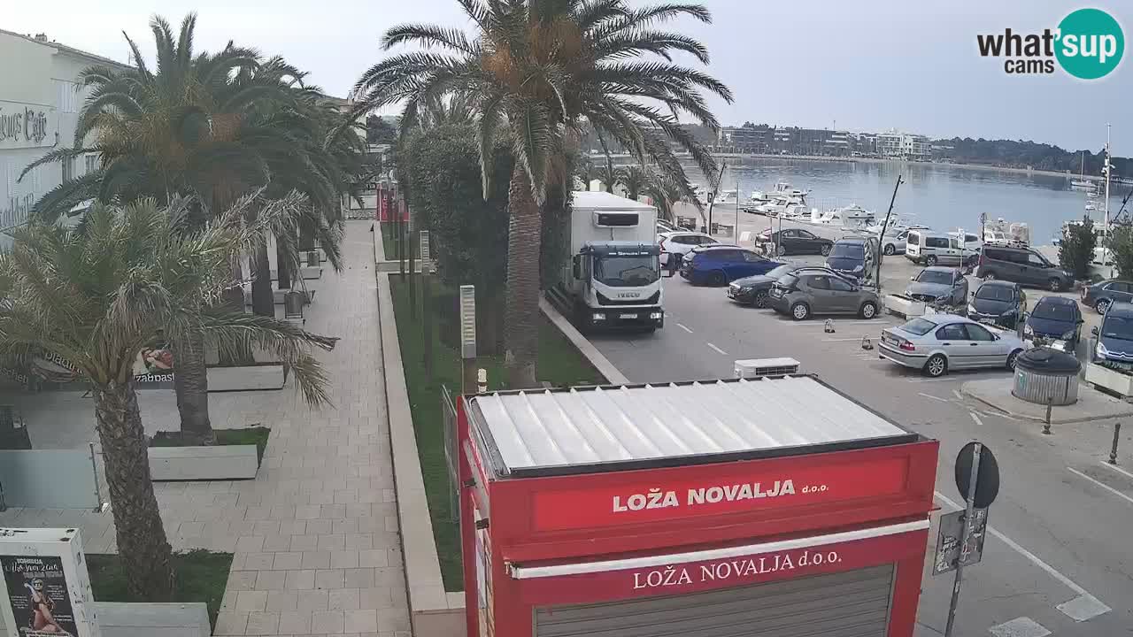 Live cam Novalja – Obala Petra Krešimira IV